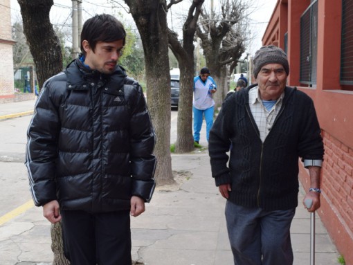 Para algunos adultos mayores, la caminata representó un gran esfuerzo pero igualmente eligieron participar.