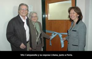 Vito Campanella junto a Perla