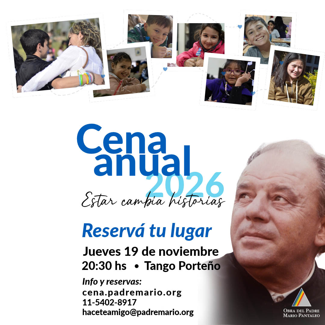 cena anual 2026, obra padre mario