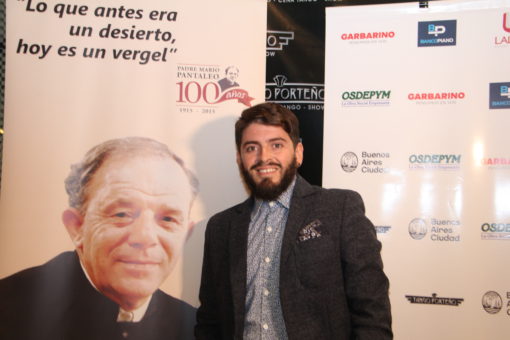 Diego Maradona Jr.: “Ya conocía la Obra desde hace un tiempo y ahora que pude vine a colaborar. Todos tenemos que comprometernos y colaborar”.