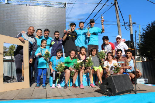 Los premiados de la 4º edición de la Maratón Aniversario organizada por el Polideportivo Caminante.